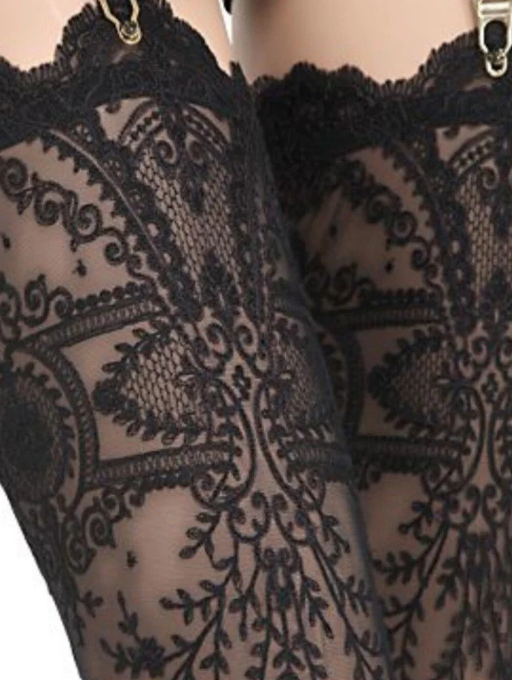 La Perla Neoprene Desire Footless Stockings